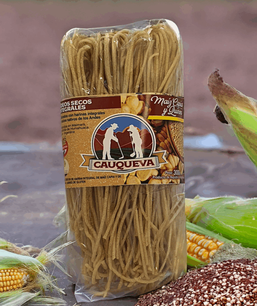 Fideos Cauqueva SIN TACC. capia con quinoa