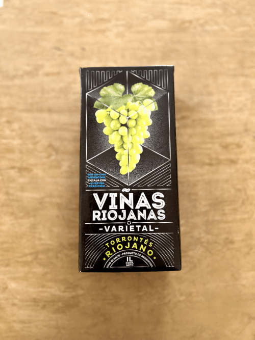 Vino Blanco "Viñas Riojanas" .  Varietal, Torrentés Riojana - Cooperativo.
