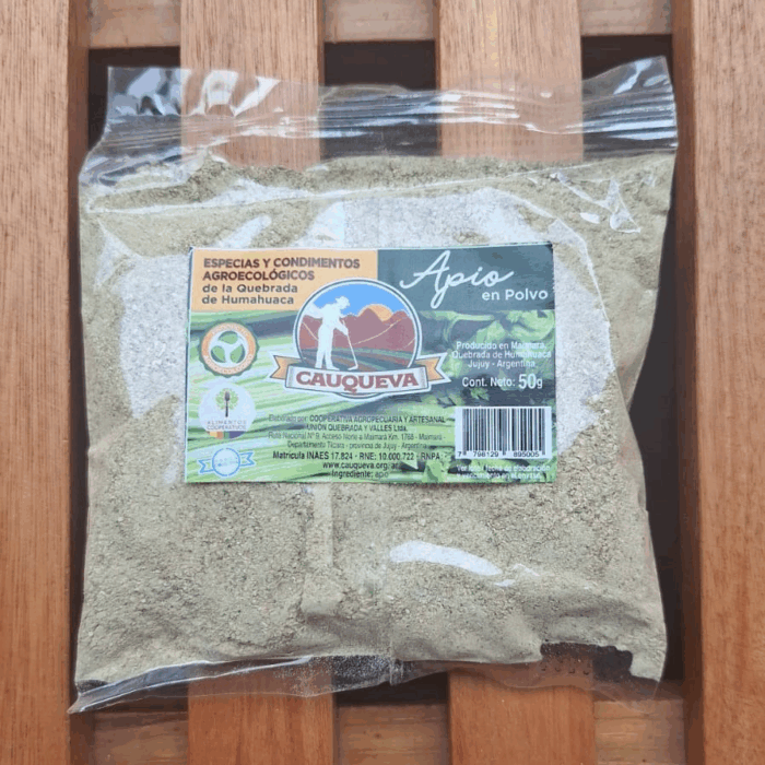 Apio en polvo agroecológico - 50g - Imagen 1