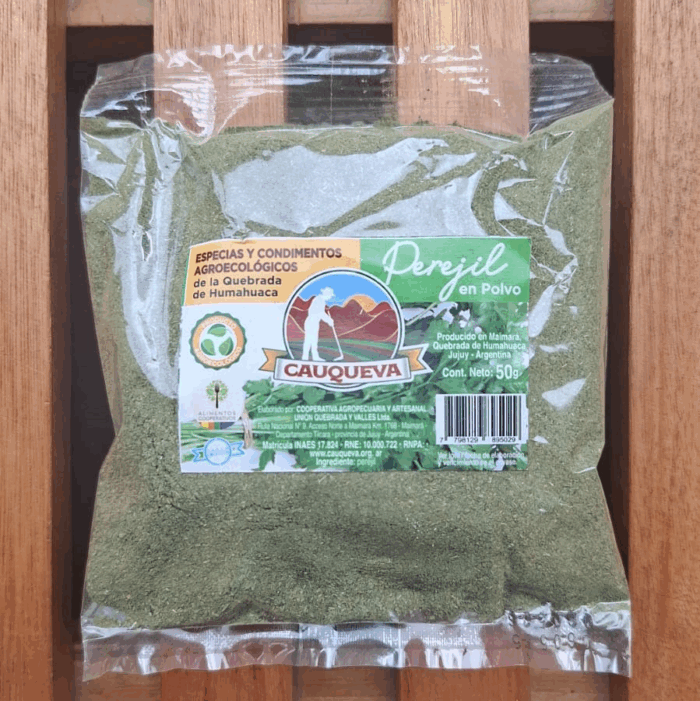 Perejil en polvo agroecológico - 50g - Imagen 1