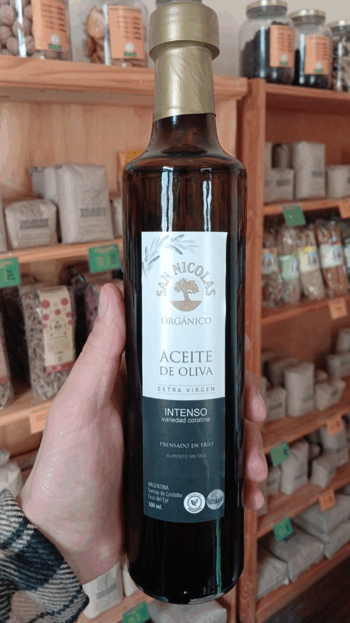 Aceite de Oliva Intenso Orgánico prensado en frío. San Nicolás - Imagen 1