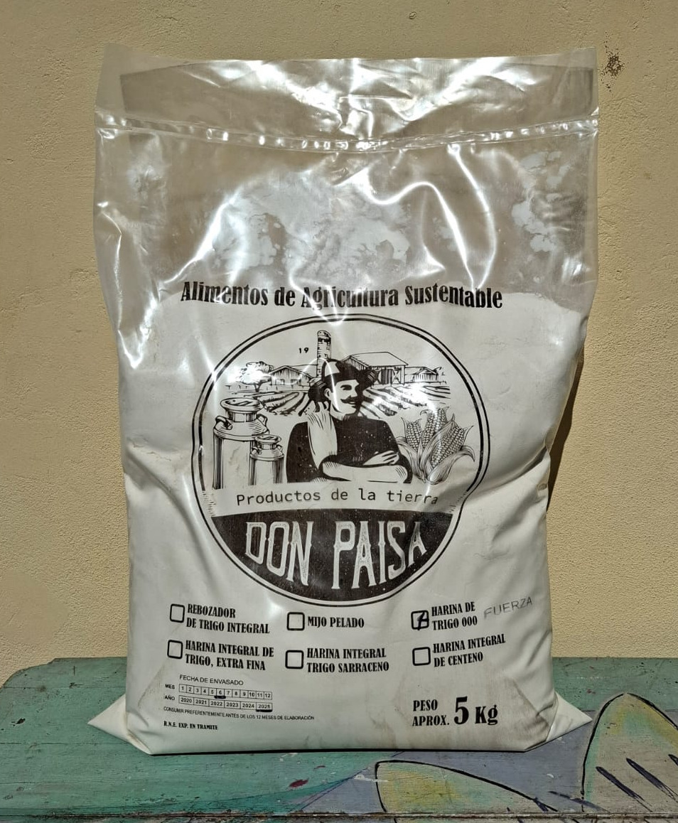 Don Paisa Harina Blanca de Fuerza Harina Blanca de Fuerza Agroecológica. Don Paisa - Imagen 1