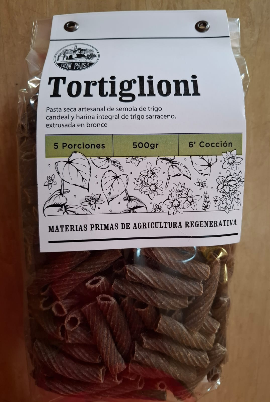 Fideos Don Paisa Fideo Integral Agroecológico "Don Paisa" - Imagen 1