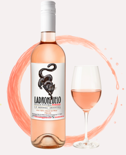 Vino Rosado Dulce Orgánico Ladronzuelo